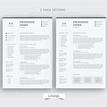 2 Page Resume Header Exam… 