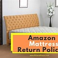 Amazon Mattress Return Policy