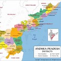 Andhra Pradesh On Political Map of India