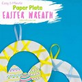 Art Style Paper Plates Easter