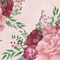 Bright Floral Print Background