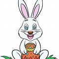 Cartoon Easter Bunny Easy to Draw