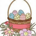 Clip Art Easter Basket Pattern