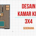 Desain Denah Kamar