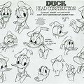 Donald Duck Model Sheet
