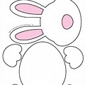 Easter Bunny Cut Out Printable