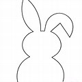Easter Bunny Outline Coloring Pages
