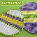 Easter Egg Dishcloth by Studio Knits