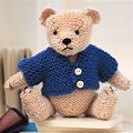 Elegant Knitted Teddy Bear