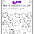Free Easter Bunny Worksheets