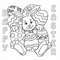 Free PDF Easter Coloring Pages