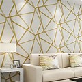 Geometric Modern Wallpaper Metallic
