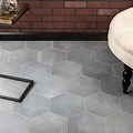 Grey Hexagon Floor