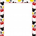 Minnie and Mickey Mouse Border Clip Art