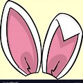 Pink Bunny Ears Cartoon