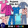 Snoopy in Pajamas Clip Art