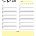 To Do List Full Page Printable