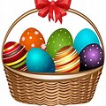 Watercolor Easter Basket Clip Art
