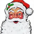 Winking Santa Free Clip Art