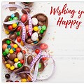 Wishing Happy Easter Chocolate