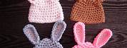 Chunky Yarn Crochet Bunny Hat