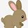 Baby Woodland Rabbit Clip Art