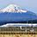 Bullet Train Mount Fuji Japan