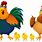 Clip Art Chickens and Roosters