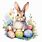 Watercolor Easter Bunny Clip Art
