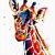 Colorful Giraffe Print