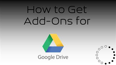 google drive add-ons