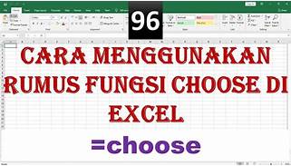 Parameter Rumus Choose Excel