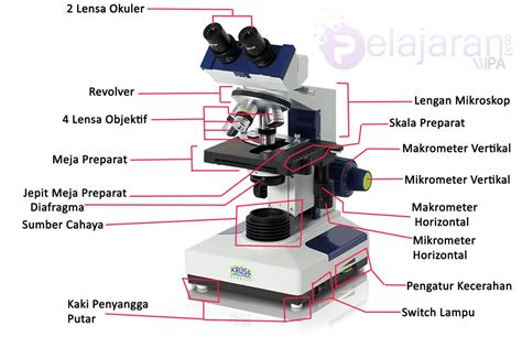 Mikroskop binokuler pada pendidikan