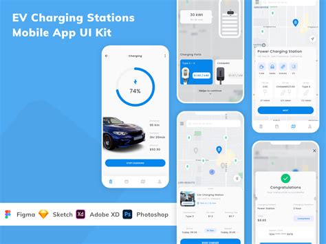 EV charging station app convenience