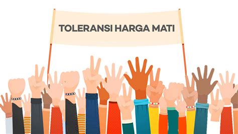 Menumbuhkan sikap hidup toleransi