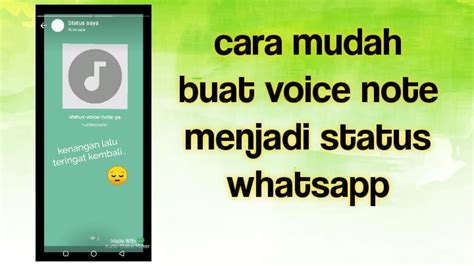 WhatsApp Status Voice Note