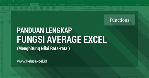 Average Fungsi Excel