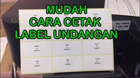 Cara Mencetak Label Undangan 103