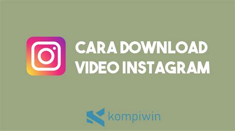 cara mengunduh foto instagram tanpa aplikasi melalui website