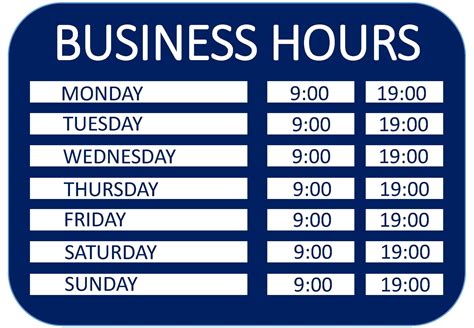 Check operating hours and contact options
