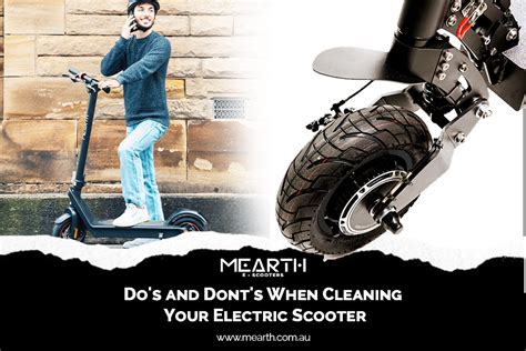 Keep your electric scooter clean and dry
