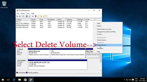 Combining partitions in Windows 10