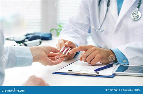 Doctor prescribing medication