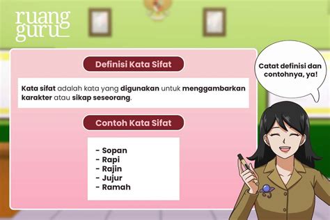 Dua Contoh Gambar Kata Benda dan Kata Sifat Indonesia