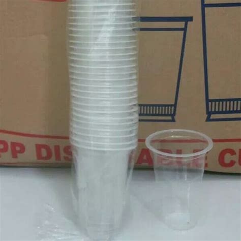 Gelas 240 ml dari plastik
