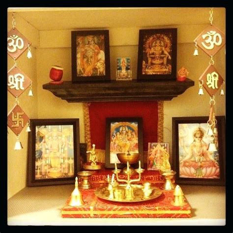 Types of lighting in Hindu prayer room
