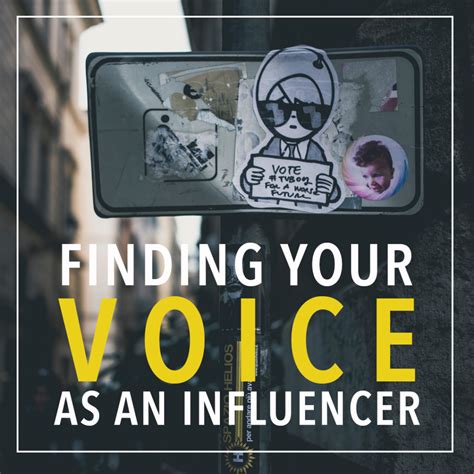 Influencer with a voice