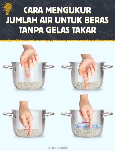 Mengukur Air dengan Jari atau Alat Pengukur