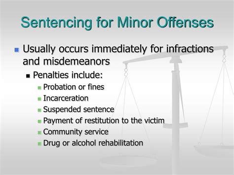 Minor Offenses 