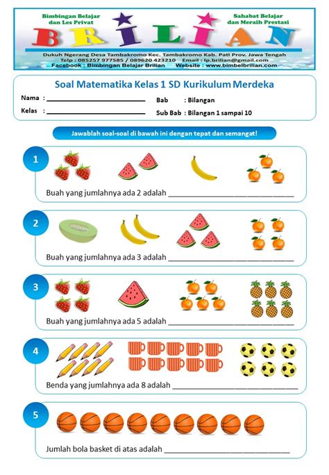 Orang Tua Latih Kemampuan Matematika Anak Kelas 1 SD Semester 2 Kurikulum Merdeka